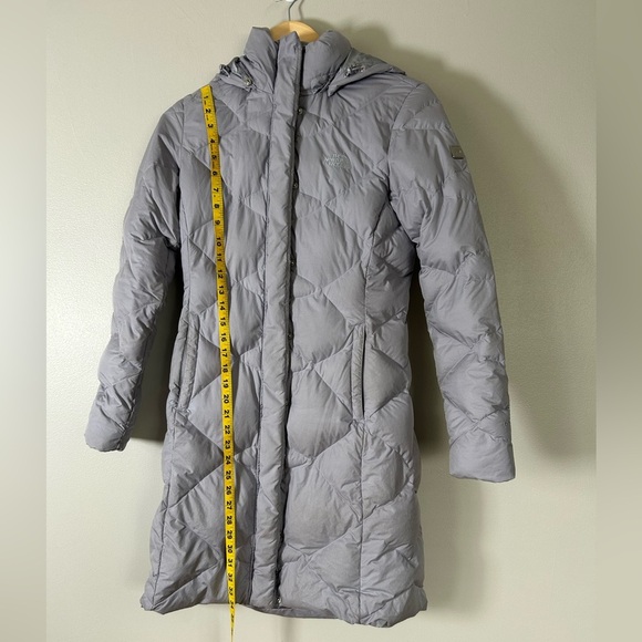 THE NORTH FACE Women's Miss Metro Hooded Water Resistant Down Parka Gray Size XS - Picture 9 of 16